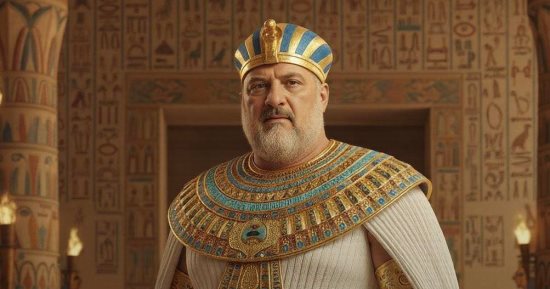 خالد الصاوى بالزى الفرعونى تزامنا مع احتفالات افتتاح المتحف المصرى الكبير