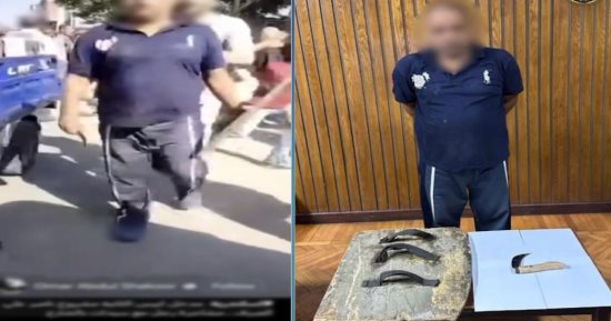 سائق توك توك يعتدى على سيدتين بسلاح أبيض فى الإسكندرية.. فيديو