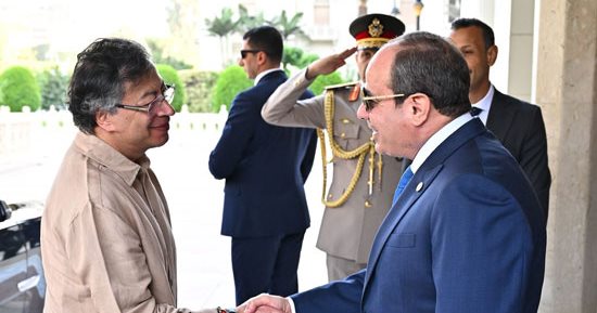 الرئيس السيسى يشيد بمبادرة كولومبيا لتقديم المساعدات الإنسانية لقطاع غزة.. صور 