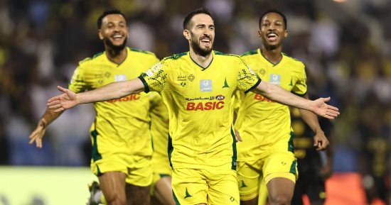 تعادل مثير بين الخليج ضد الاتحاد 4-4 فى الدورى السعودى