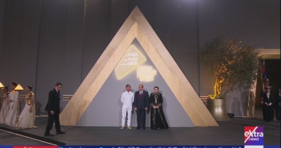 الرئيس السيسى والسيدة قرينته يستقبلان وفود حفل افتتاح المتحف المصرى الكبير