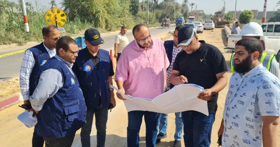 رئيس شركة مياه سوهاج يتفقد أعمال إنهاء ملاحظات توسعات محطة سوهاج غرب