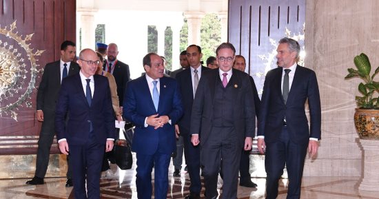 الرئيس السيسى يستقبل رؤساء وزراء دوقية لوكسمبورج وهولندا وبلجيكا