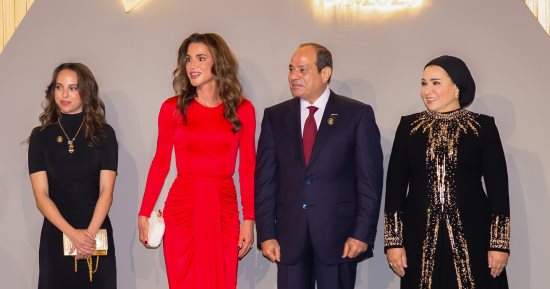 الملكة رانيا عن افتتاح المتحف الكبير: حفل رائع جسد حاضر مصر وتاريخها العريق