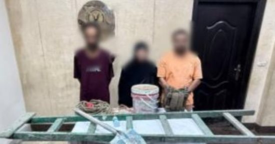 ضبط 3 أشخاص لقيامهم بأعمال حفر وتنقيب غير مشروع عن الآثار بالقاهرة