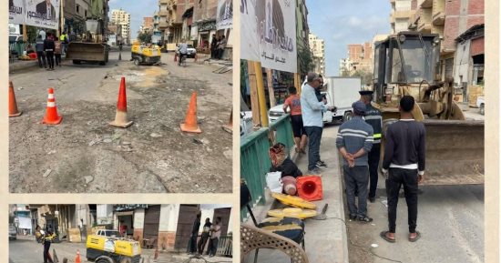 صيانة شاملة لكوبرى السماعنة بفاقوس لضمان سلامة المواطنين والسيولة المرورية