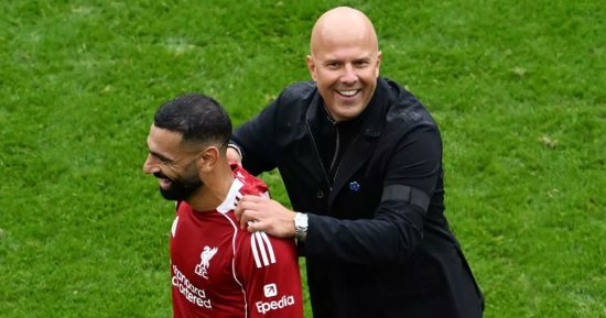 سلوت: هذا محمد صلاح الذى نريده جميعا