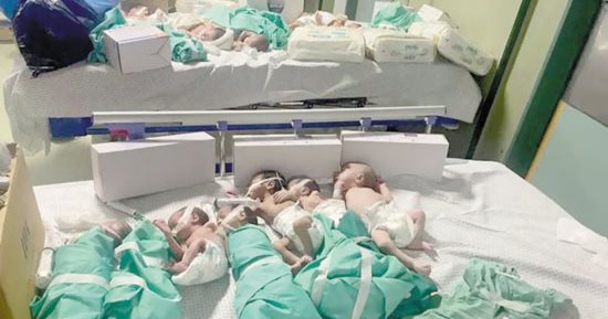 رحيل مبكر..  معاناة الأطفال المبتسرين فى فلسطين بسبب نقص الحضّانات.. إيداع 5 أجنة فى سرير واحد بالمخالفة لتعليمات الصحة العالمية.. والأطباء: التكدس يشكل خطرا على حياتهم 