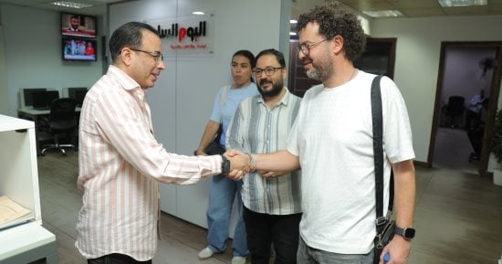 المخرج ومدير التصوير مازن المتجول يزور اليوم السابع.. صور