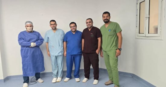 استئصال ورم سرطانى بالقولون الصاعد لسيدة عمرها 73 عاما فى كفر شكر