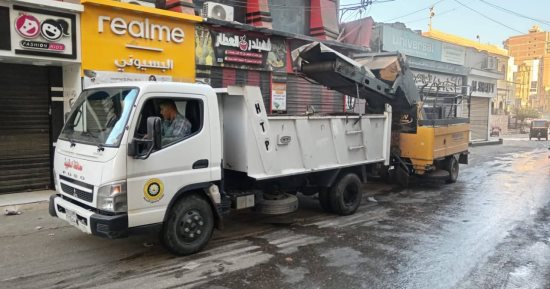 ازدواج الطرق داخل مدن وقرى الدقهلية لتسهيل حركة المواطنين