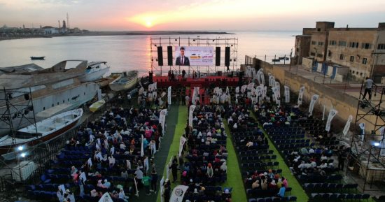 مؤتمر جماهيرى حاشد لدعم مرشحى حزب الجبهة الوطنية