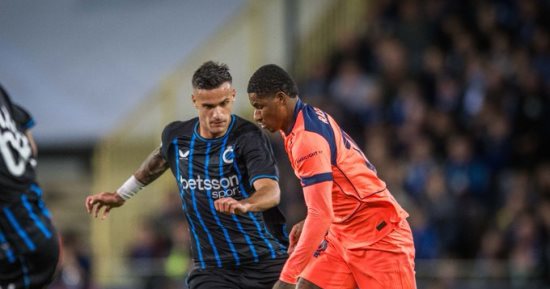 كلوب بروج يدك برشلونة 2-1 فى شوط أول نارى بدورى أبطال أوروبا