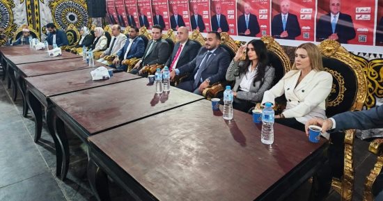 مؤتمر جماهيرى حاشد لدعم مرشح حزب العدل بالبحيرة