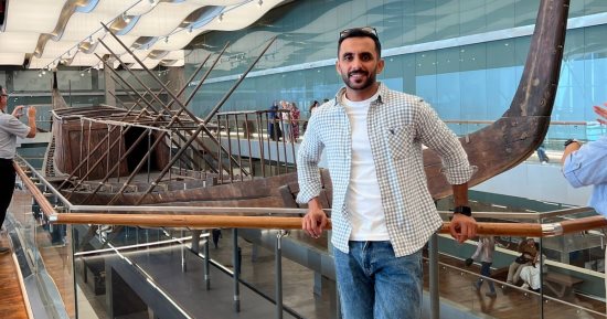 متحف مراكب الملك خوفو داخل المتحف المصرى الكبير.. رحلة بصرية تبدأ من الخارج