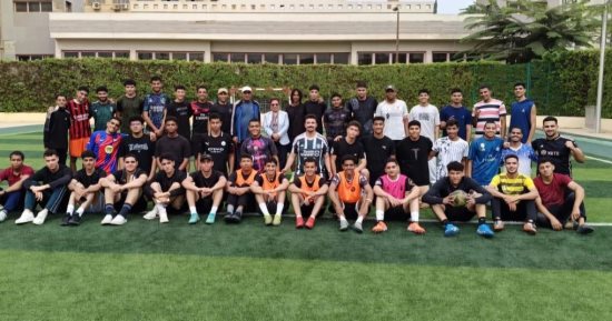 كلية الحاسبات والذكاء الاصطناعى بجامعة القاهرة الأهلية تتوج ببطولة خماسيات كرة القدم