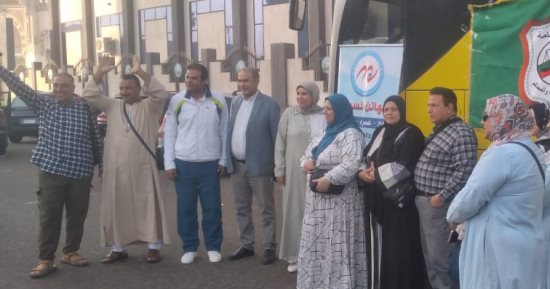 نقابة النيابات والمحاكم ترسل الفوج الأول لأداء مناسك العمرة ضمن برنامج التقسيط