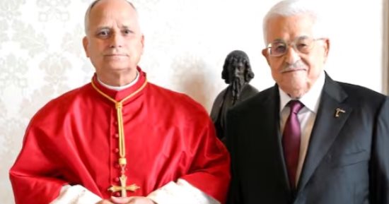 لقاء تاريخى بين بابا الفاتيكان ورئيس فلسطين ودعوات لتقديم دعم عاجل لغزة 