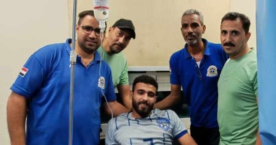 إسعاف الإسماعيلية ينقذ لاعبا من الموت المفاجئ فى مباراة بدورى الدرجة الثالثة