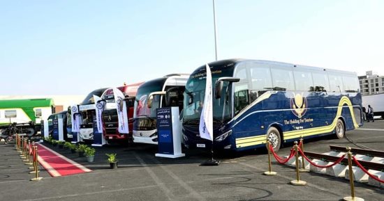 شاهد أحدث وسائل النقل والصناعات المحلية بساحة الاصطفاف بمعرض TransMEA