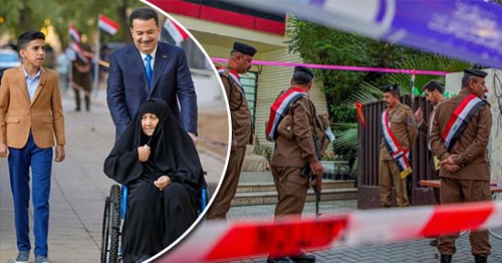 العراقيون ينتخبون نواب الشعب للمرة السادسة منذ الغزة الأمريكى لبلاد الرافدين.. الجيش يؤمن عمليات التصويت لأكثر من 20 مليون ناخب فى 8703 مراكز.. إشادات دولية ومسئول: العملية الانتخابية تسير بنزاهة وشفافية كاملة