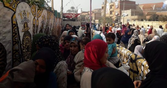 إقبال الناخبين على اللجان النواب بمحافظة بنى سويف