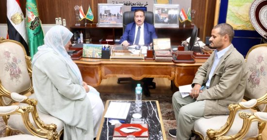 محافظ المنوفية يناقش مستجدات ملف تقنين أراضى أملاك الدولة