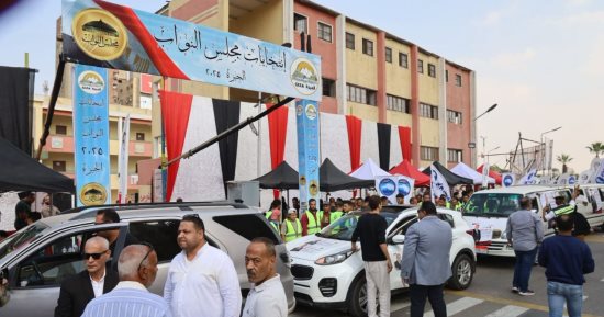مسيرة حاشدة بالجيزة لدعم مرشحى الجبهة الوطنية