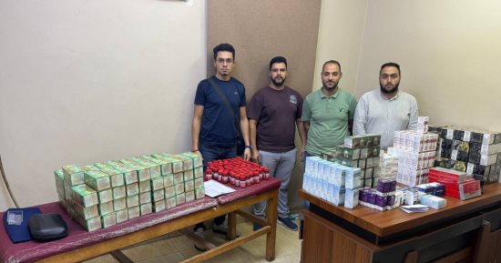 ضبط أدوية غير مصرح بتداولها وأخرى مجهولة المصدر وتشميع مركزين طبيين بالخصوص