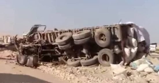مصرع شخص وإصابة 10 آخرين فى حادث ميكروباص بالمنيا