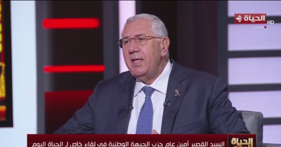 أمين عام حزب الجبهة الوطنية: موقف مصر تجاه القضية الفلسطينية مصدر فخر