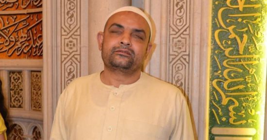 شاهد آخر ابتهال لمؤذن مسجد السيدة زينب قبل وفاته بساعات.. فيديو