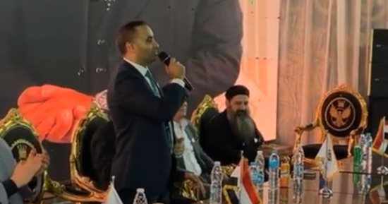 الجبهة الوطنية ينظم مؤتمرا جماهيريا لدعم محمد صبحى مرشحه بالفردى