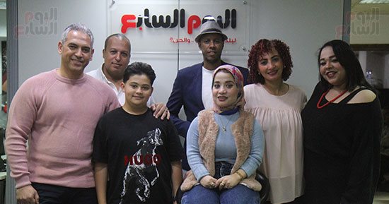 صناع أوبريت يالا بينا فى زيارة لليوم السابع.. صور