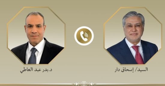 وزير الخارجية يبحث مع نظيره الباكستاني سبل تعزيز العلاقات وخفض التصعيد الإقليمي