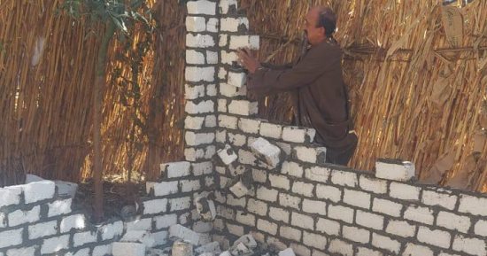 إزالة 7 مخالفات بناء ضمن الموجة الـ27 بمدينة سوهاج‎
