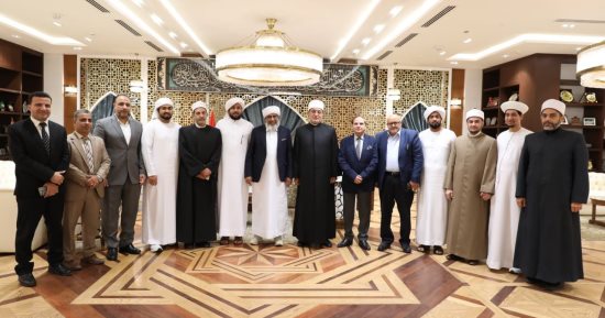 المفتي يستقبل الأمين العام لرابطة الجامعات الإسلامية