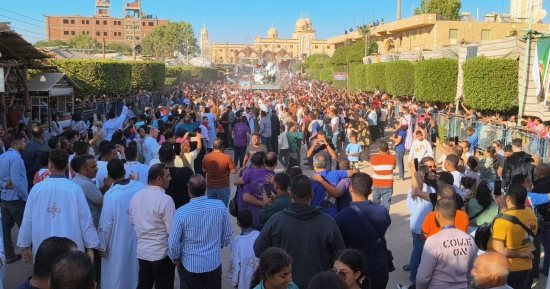 أجواء من البهجة في ختام مولد دير مارجرجس بجبل الرزيقات بالأقصر