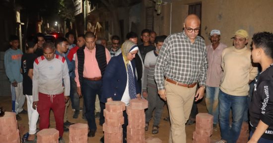محافظ القليوبية يتفقد رصف شوارع طوخ وقليوب ضمن الخطة الاستثمارية