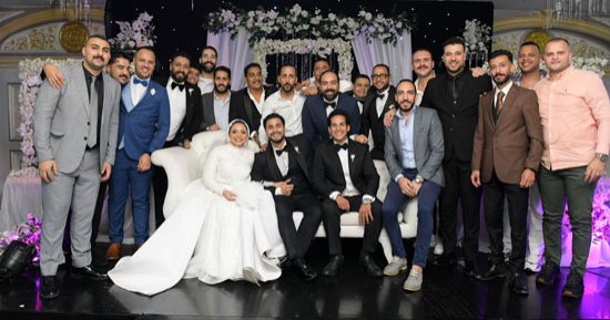 المستشار ضياء الغمرى يحتفل بحفل زفاف نجله محمد علي الدكتورة ندى