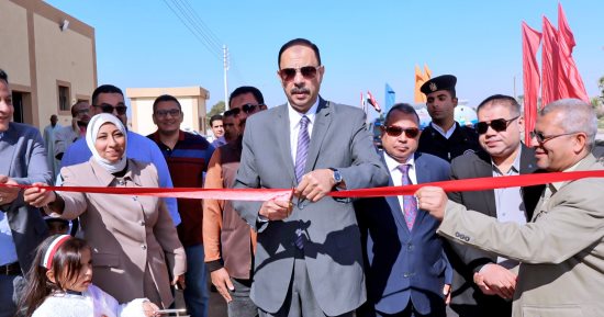 محافظ سوهاج يفتتح شوادر المراغة الجديدة ضمن برنامج التنمية المحلية