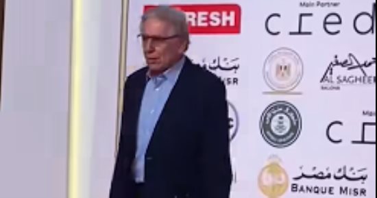 جابى خورى أيقونة فيلم "المهاجر" بمهرجان القاهرة السينمائى.. فيديو