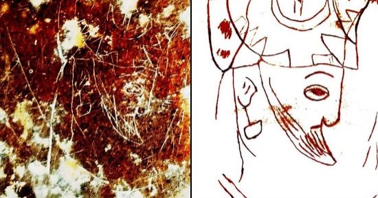 اكتشاف صورة صخرية منحوتة بالإبرة لملك فارسى فى إيران