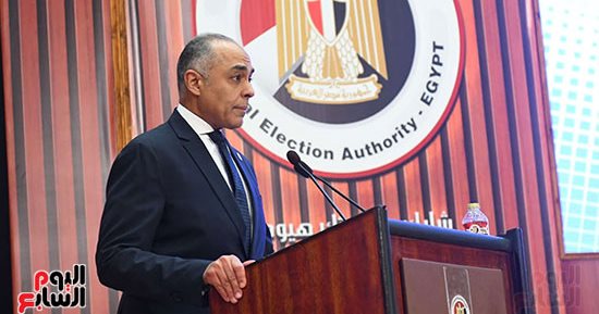 بدء مؤتمر الهيئة الوطنية عن اليوم الأول من انتخابات النواب فى الدوائر الملغاة