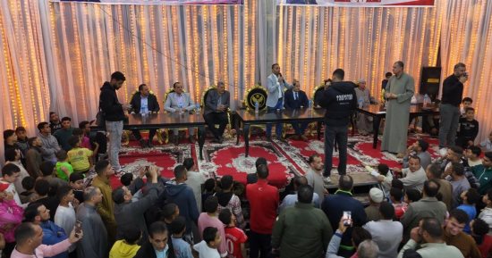 مؤتمر جماهيري لـ"الجبهة الوطنية " بمنوف لدعم المرشح محمد صبحي في انتخابات النواب