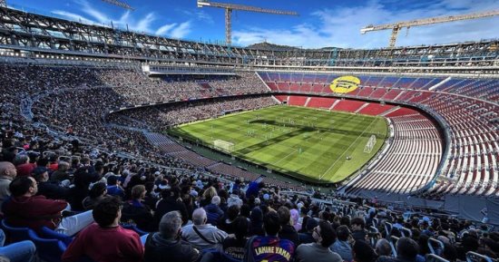 برشلونة يفتتح مرحلة جديدة في ملعب كامب نو