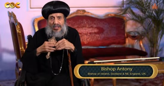 أسقف أيرلندا وإسكتلندا يهنى البابا تواضروس بعيد الجلوس: دعاءٌ بالحكمة والنعمة 