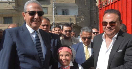 محافظ الغربية يفتتح مدرسة التربية الفكرية بطلعت حرب بعد تطوير شامل