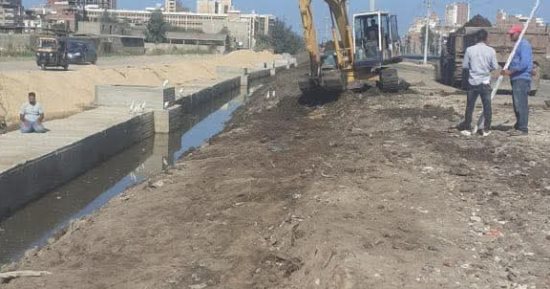 أول ممشى داخل المدينة العمالية والمتنفس الحضاري لأهالي المحلة.. صور