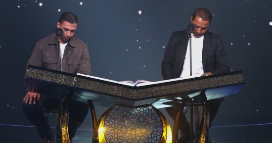 تحكيم دولة التلاوة يفاضل رضا محمد على منافسه المتسابق أحمد سيد رشاد 
